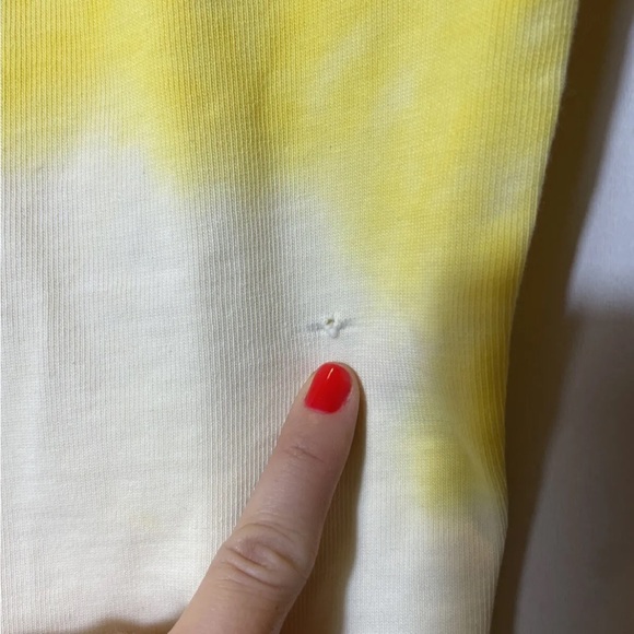 Madhappy Snapchat Collab T Shirt Tie Die Yellow White Read Description NEW Large - Picture 6 of 9